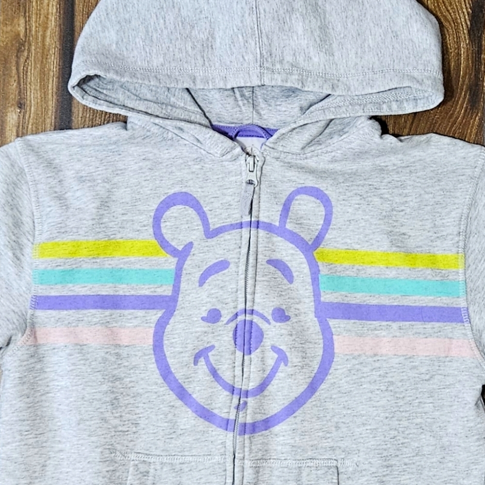 VINTAGE DISNEY Winnie the Pooh Full Zip Hoodie - Picture 3 of 10